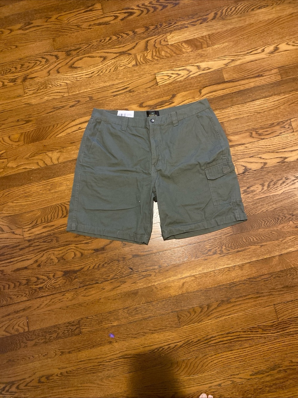 NWT RedHead Men's Olive Green Cargo Shorts Flat Front Size 40